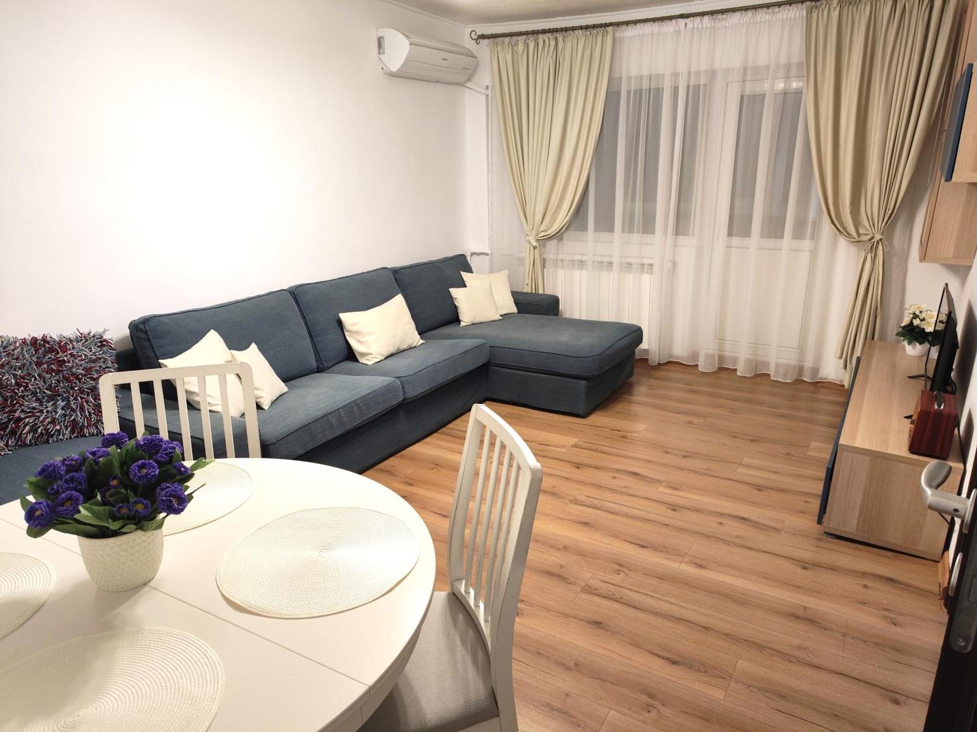Platinum Apartment - Apartament Cu 3 Camere, 2 Dormitoare, 2 Bai, Bucatarie Complet Utilata, 2 Balcoane Bucureşti Eksteriør bilde
